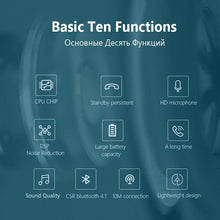 Load image into Gallery viewer, Bluetooth Wireless Headsets With Microphone NFC Rotation In-Ear Earphone Noise Canceling