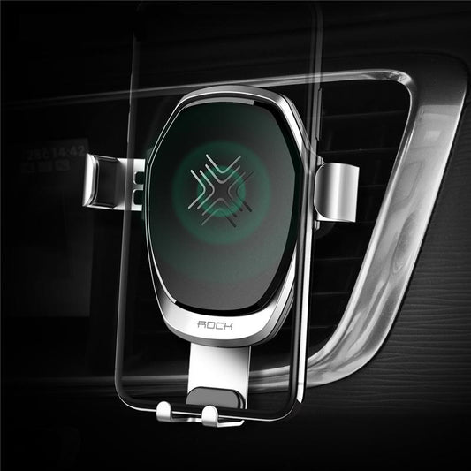 QI Wireless Charger Gravity Car Holder 10W, for iPhone X 8 Plus Samsung Galaxy S8 Note 8 Quick Charge Fast Charging Pad