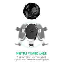 Load image into Gallery viewer, QI Wireless Charger Gravity Car Holder 10W, for iPhone X 8 Plus Samsung Galaxy S8 Note 8 Quick Charge Fast Charging Pad