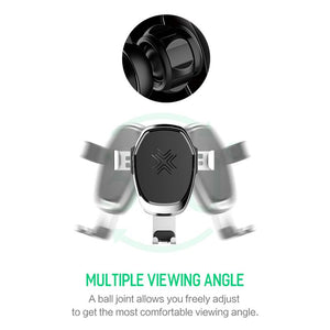 QI Wireless Charger Gravity Car Holder 10W, for iPhone X 8 Plus Samsung Galaxy S8 Note 8 Quick Charge Fast Charging Pad