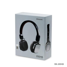Charger l&#39;image dans la galerie, Bluetooth headphone wireless stereo bass fold earbuds Classical leather comfort ear pad headset with MIC