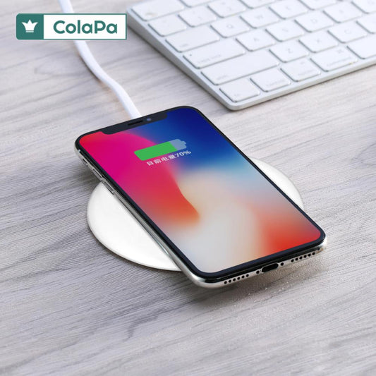 Qi Wireless Charger for Iphone 8/x Samsung S8/S7 with Micro Usb Cable