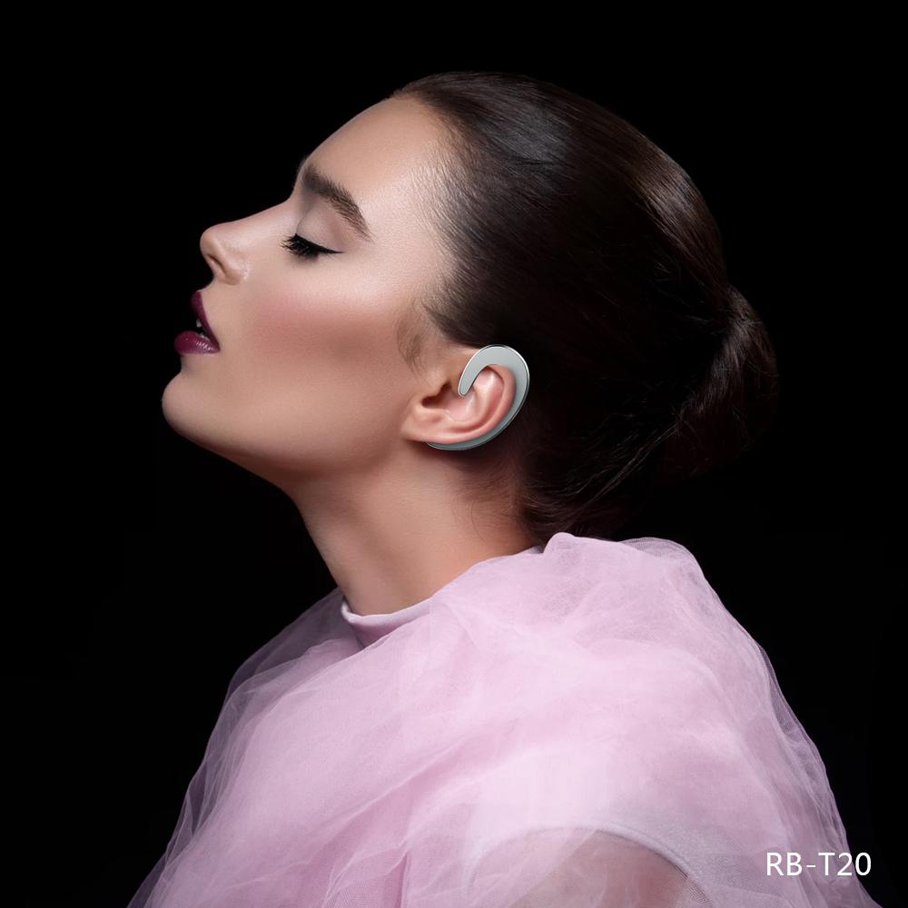 Mini Wireless Bluetooth Earphone with Mic earhook Headset Music Earbud Noise Canceling for Android/iPhone