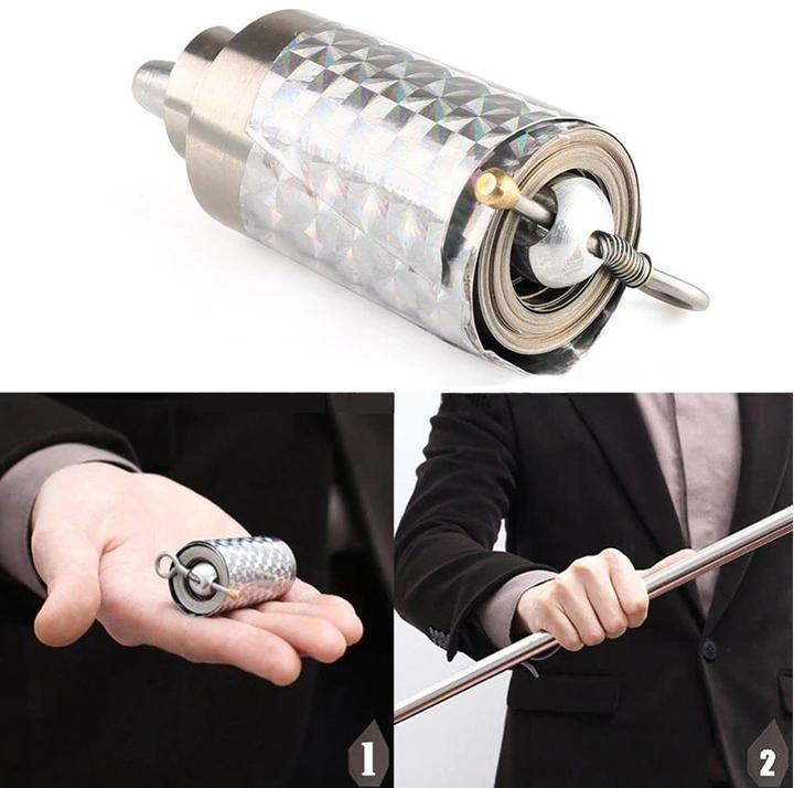 Metal High Elasticity Steel Silver Appearing Cane Magic Prop