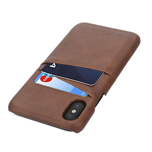 Slim Luxury  PU Leather Case For iPhone XS MAX XR