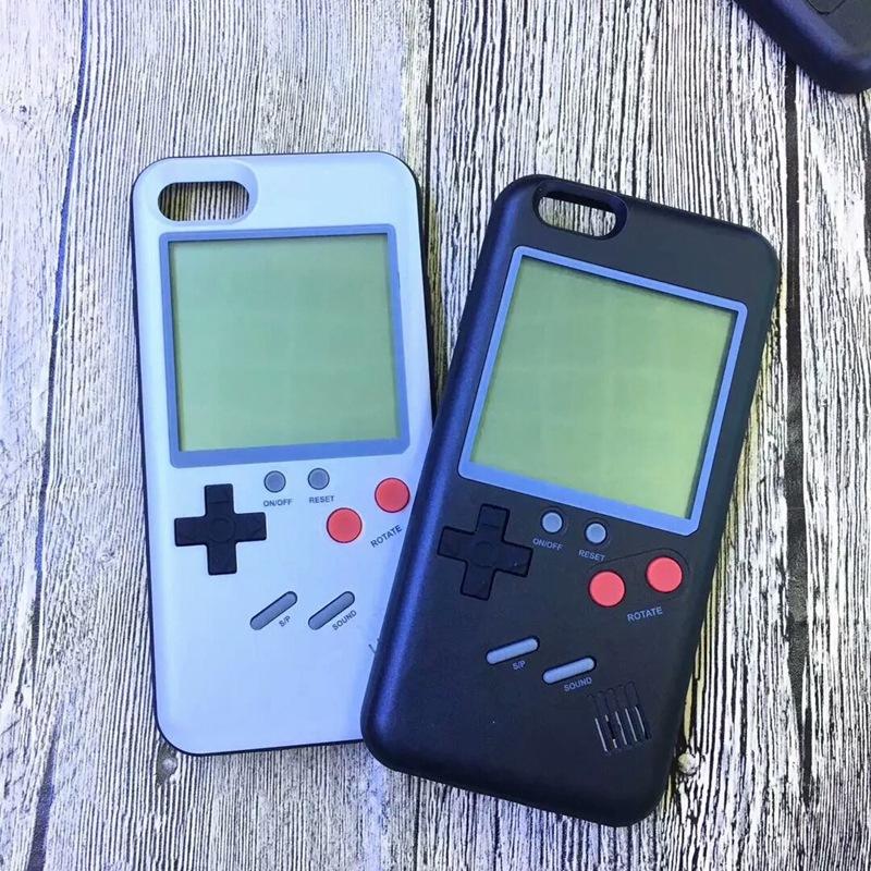 Tetris Phone Cases Play Blokus Game Console Cover Protective Gift Fitted Case for iPhone