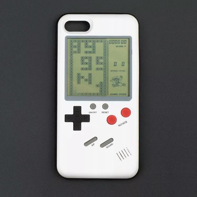 Tetris Phone Cases Play Blokus Game Console Cover Protective Gift Fitted Case for iPhone