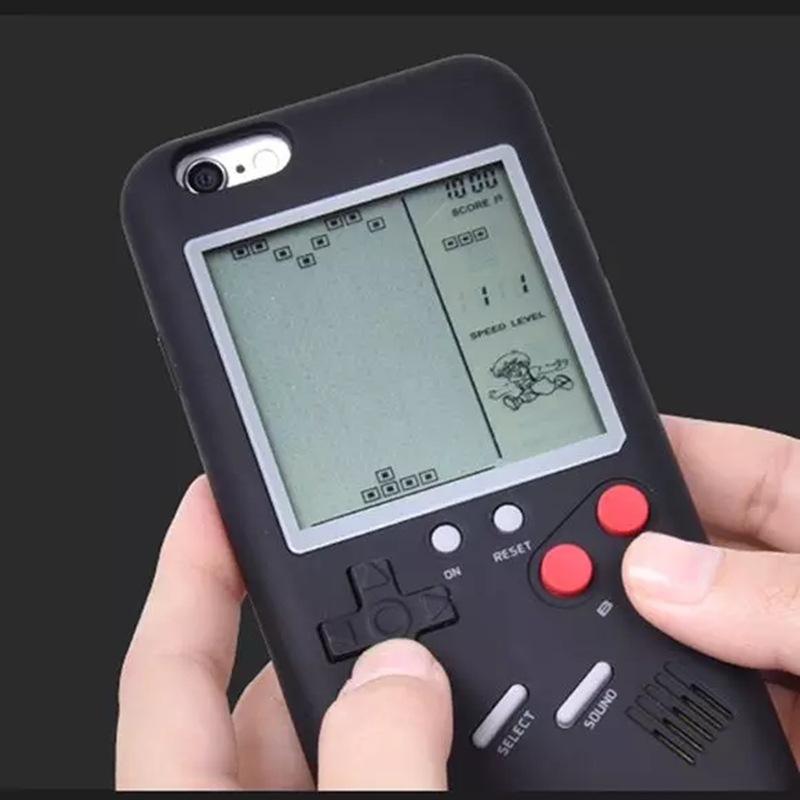 Tetris Phone Cases Play Blokus Game Console Cover Protective Gift Fitted Case for iPhone