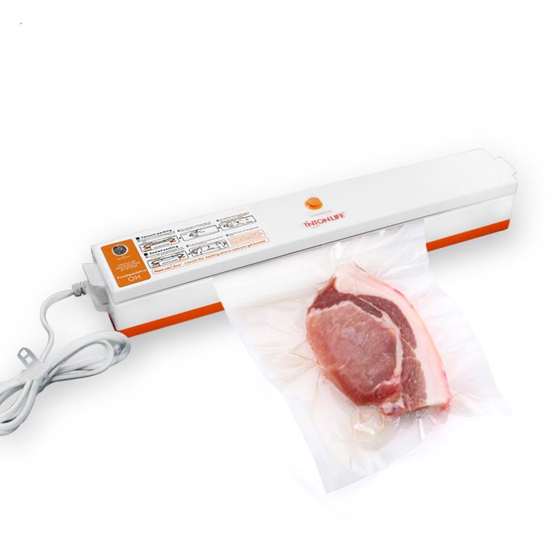 TintonLife 220V/110V Household Food Vacuum Sealer Packaging Machine Film Sealer Vacuum Packer Including 15Pcs Bags