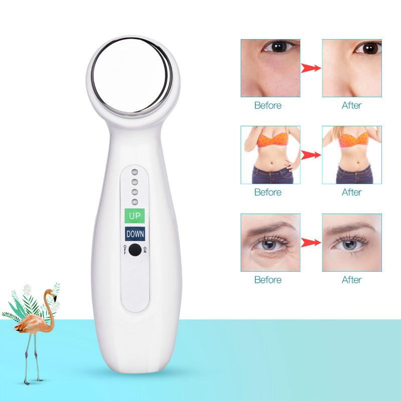 Ultrasonic Body Vibration Massager Beauty Instrument Wrinkle Acne Remover Face Lift Facial Skin Care Device Machine