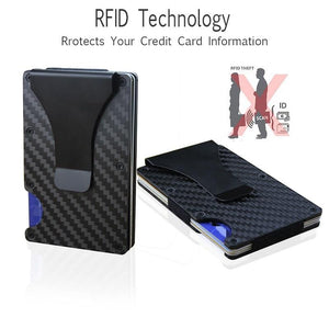 2018 New Fashion Carbon Fiber Credit Card Holder