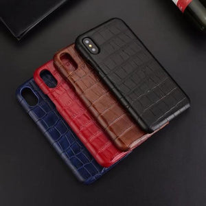 For iphone X leather case genuine Leather phone cases For iPhone