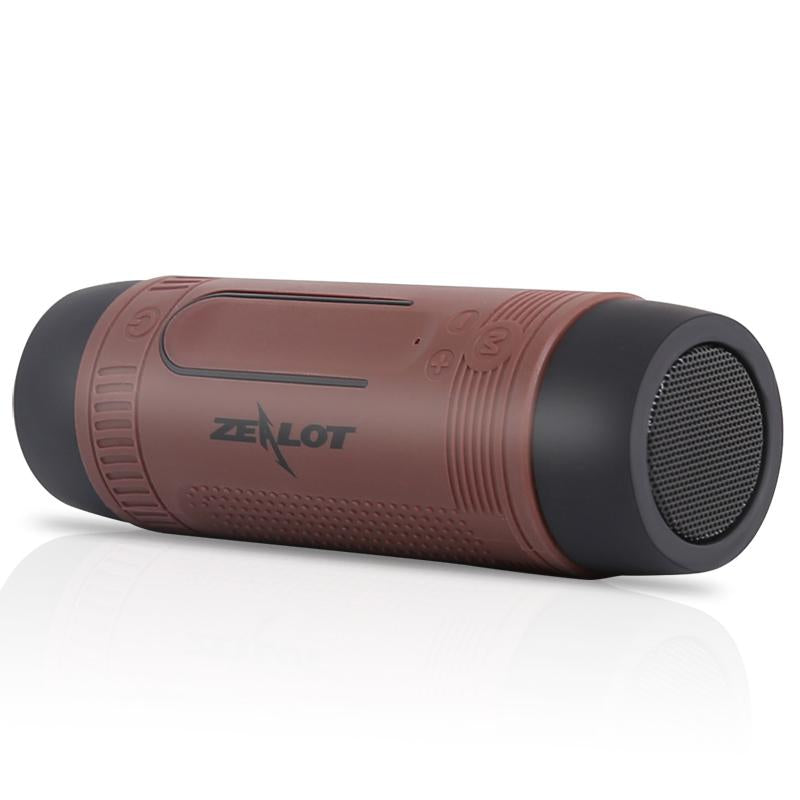 Outdoor Bicycle Portable Subwoofer Bass Wireless Speakers Power Bank+LED light +Bike Mount+Carabiner