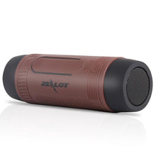 Charger l&#39;image dans la galerie, Outdoor Bicycle Portable Subwoofer Bass Wireless Speakers Power Bank+LED light +Bike Mount+Carabiner