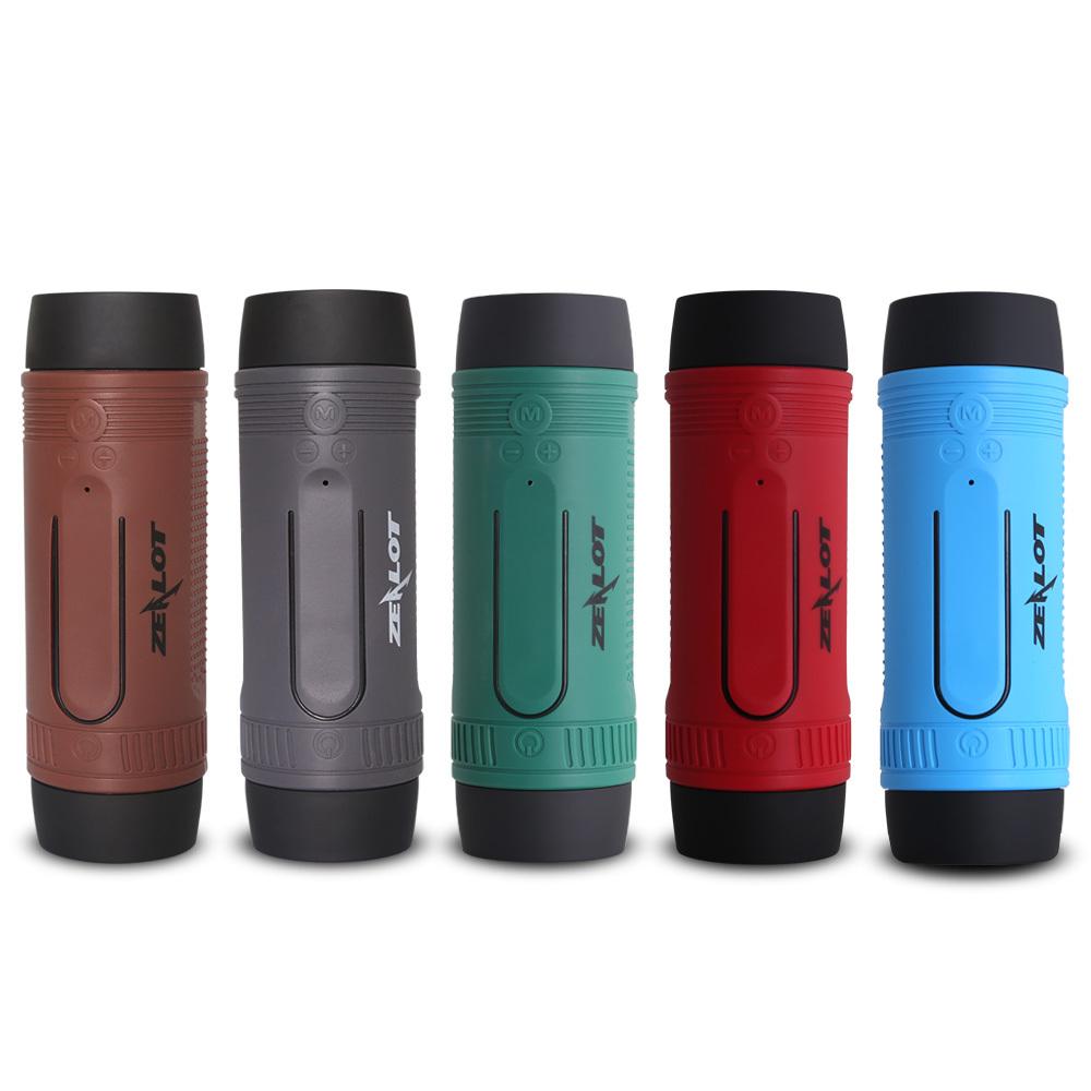 Outdoor Bicycle Portable Subwoofer Bass Wireless Speakers Power Bank+LED light +Bike Mount+Carabiner