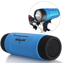 Charger l&#39;image dans la galerie, Outdoor Bicycle Portable Subwoofer Bass Wireless Speakers Power Bank+LED light +Bike Mount+Carabiner