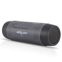 Charger l&#39;image dans la galerie, Outdoor Bicycle Portable Subwoofer Bass Wireless Speakers Power Bank+LED light +Bike Mount+Carabiner