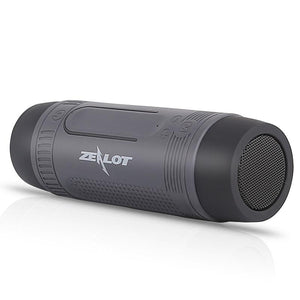 Outdoor Bicycle Portable Subwoofer Bass Wireless Speakers Power Bank+LED light +Bike Mount+Carabiner