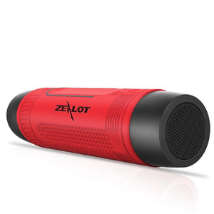 Outdoor Bicycle Portable Subwoofer Bass Wireless Speakers Power Bank+LED light +Bike Mount+Carabiner