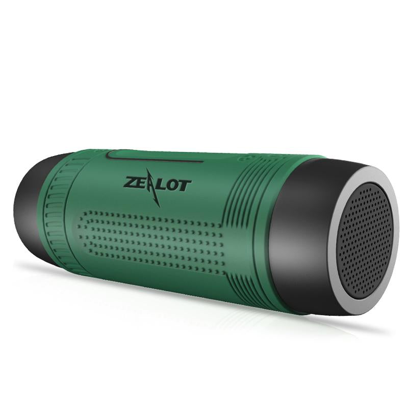 Outdoor Bicycle Portable Subwoofer Bass Wireless Speakers Power Bank+LED light +Bike Mount+Carabiner