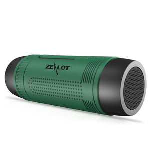 Outdoor Bicycle Portable Subwoofer Bass Wireless Speakers Power Bank+LED light +Bike Mount+Carabiner