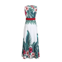 Charger l&#39;image dans la galerie, Lady Summer Holiday Floral Beach Boho Maxi V Neck Print Dress Evening Party Sundress