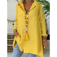 Charger l&#39;image dans la galerie, Fashion Women Ladies Casual Shirts 2019 Fashion Long Sleeve Polka Dot Tops Blouse