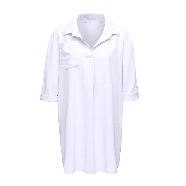 Feitong Womens Tops And Blouses Female SolidS wimsuit Beach Cover Up Shirt