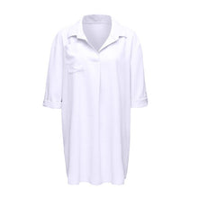 Charger l&#39;image dans la galerie, Feitong Womens Tops And Blouses Female SolidS wimsuit Beach Cover Up Shirt