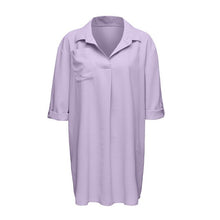 Charger l&#39;image dans la galerie, Feitong Womens Tops And Blouses Female SolidS wimsuit Beach Cover Up Shirt