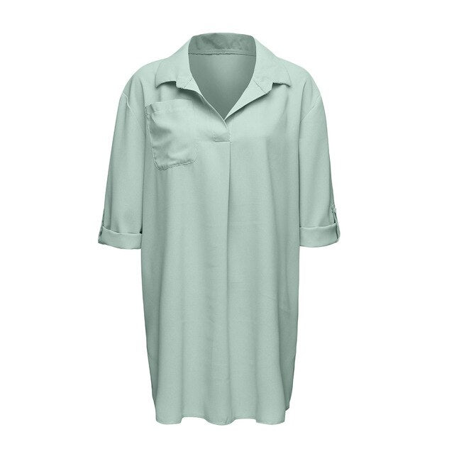 Feitong Womens Tops And Blouses Female SolidS wimsuit Beach Cover Up Shirt