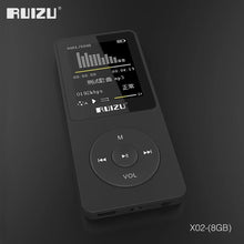 Charger l&#39;image dans la galerie, 100% original English version Ultrathin MP3 Player with 8GB storage and 1.8 Inch Screen can play 80h, Original RUIZU X02