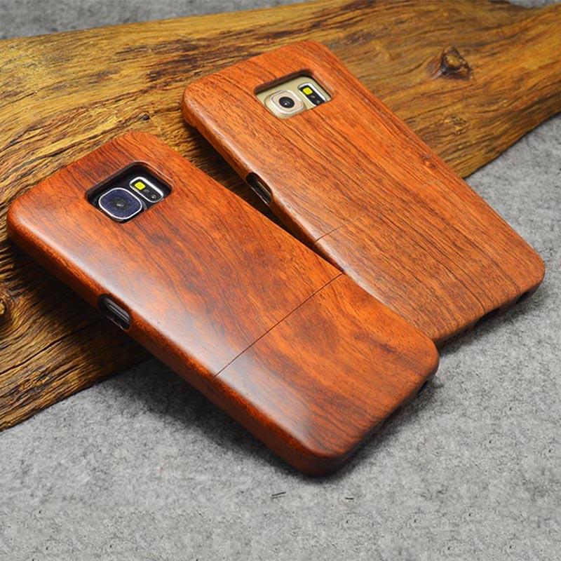 Wood Case For Samsung Galaxy S5 S6 S7 S8 Edge Plus Note7 5 4 3 100% Natural Carving iPhone 7 6 6S Plus 5 5S SE Cover - ColaPa - Discover Hot Mobile Accessories Online