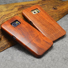 Load image into Gallery viewer, Wood Case For Samsung Galaxy S5 S6 S7 S8 Edge Plus Note7 5 4 3 100% Natural Carving iPhone 7 6 6S Plus 5 5S SE Cover - ColaPa - Discover Hot Mobile Accessories Online