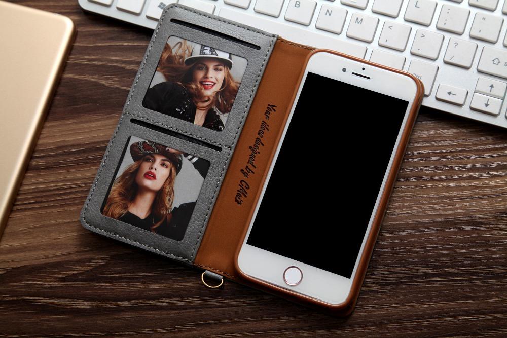 Leathe Flip Case For iPhone