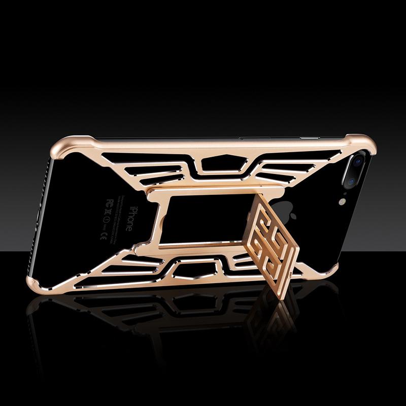 Luxury Space Aluminium Metal Strong Stand Case For Apple iPhone Moblie Phone Bag *30% OFF* - ColaPa - Discover Hot Mobile Accessories Online