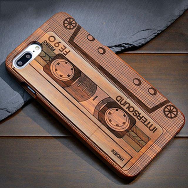 Wood Case For Samsung Galaxy S5 S6 S7 S8 Edge Plus Note7 5 4 3 100% Natural Carving iPhone 7 6 6S Plus 5 5S SE Cover - ColaPa - Discover Hot Mobile Accessories Online
