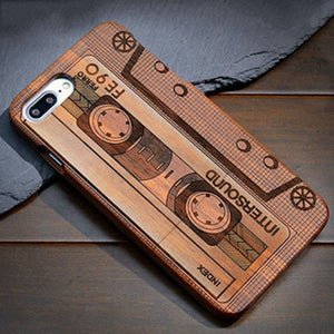 Wood Case For Samsung Galaxy S5 S6 S7 S8 Edge Plus Note7 5 4 3 100% Natural Carving iPhone 7 6 6S Plus 5 5S SE Cover - ColaPa - Discover Hot Mobile Accessories Online