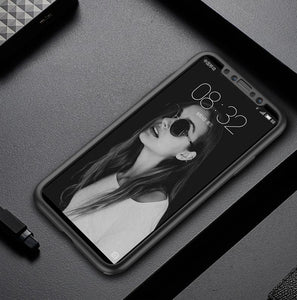 New cover front back full protect with screen protector glass for iphone X