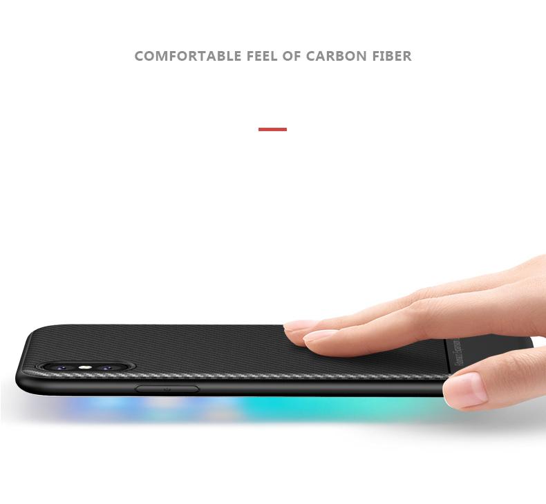 Luxury Carbon Fiber Ultra Thin Silicone Soft TPU Case for iPhoneX *20% OFF* - ColaPa - Discover Hot Mobile Accessories Online