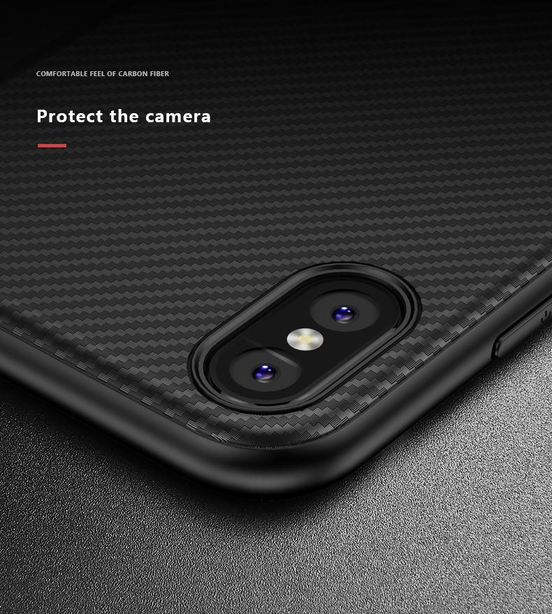 Luxury Carbon Fiber Ultra Thin Silicone Soft TPU Case for iPhoneX *20% OFF* - ColaPa - Discover Hot Mobile Accessories Online