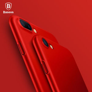 Baseus Luxury Smooth Red Case For iPhone *30% OFF* - ColaPa - Discover Hot Mobile Accessories Online