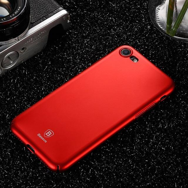 Baseus Luxury Smooth Red Case For iPhone *30% OFF* - ColaPa - Discover Hot Mobile Accessories Online