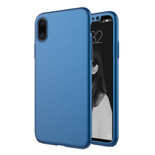 Load image into Gallery viewer, New cover front back full protect with screen protector glass for iphone X