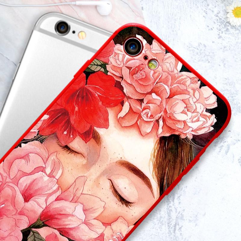2018 New Ultra Thin Red Cute Phone Cases