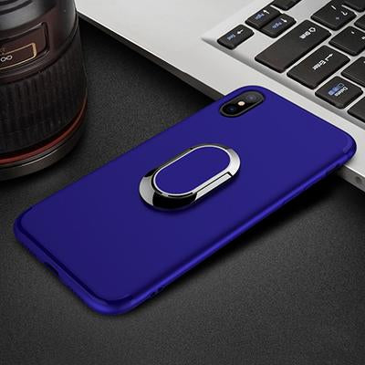 Toraise Case for iPhone X Car Holder Stand Magnetic Suction Bracket Finger Ring TPU Case For iPhoneX - ColaPa - Discover Hot Mobile Accessories Online