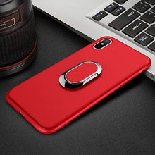 Load image into Gallery viewer, Toraise Case for iPhone X Car Holder Stand Magnetic Suction Bracket Finger Ring TPU Case For iPhoneX - ColaPa - Discover Hot Mobile Accessories Online
