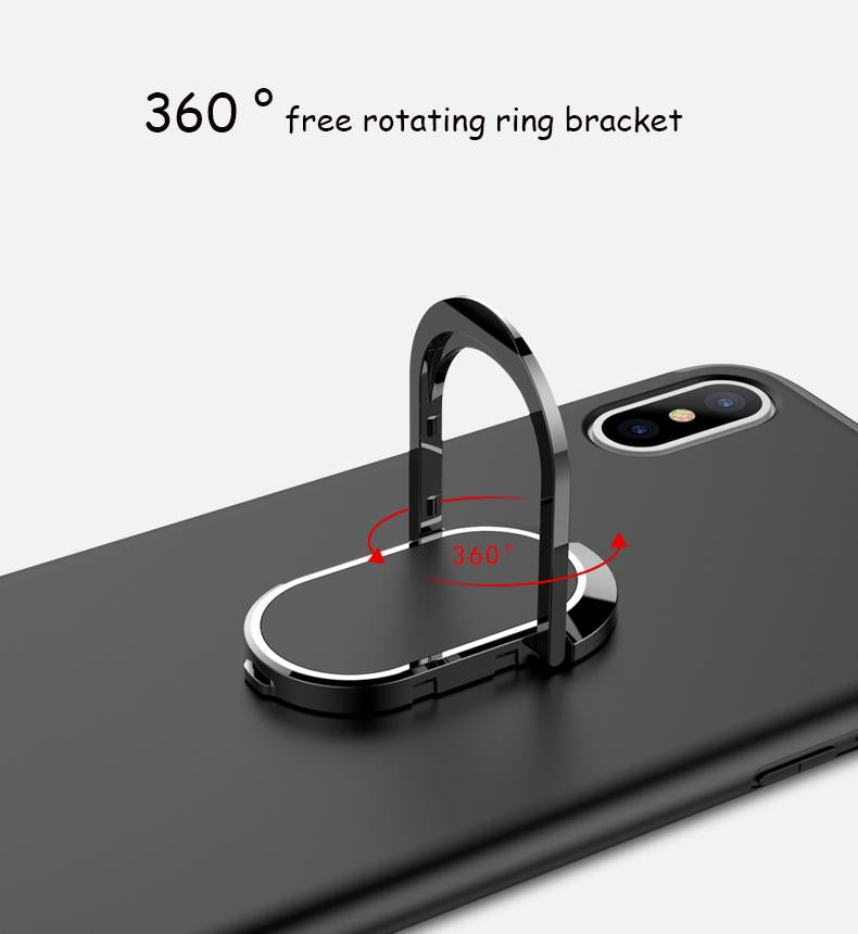 Toraise Case for iPhone X Car Holder Stand Magnetic Suction Bracket Finger Ring TPU Case For iPhoneX - ColaPa - Discover Hot Mobile Accessories Online