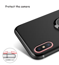 Load image into Gallery viewer, Toraise Case for iPhone X Car Holder Stand Magnetic Suction Bracket Finger Ring TPU Case For iPhoneX - ColaPa - Discover Hot Mobile Accessories Online