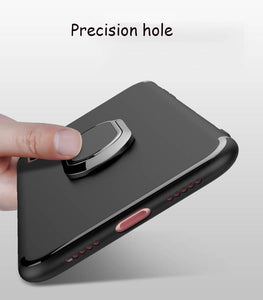 Toraise Case for iPhone X Car Holder Stand Magnetic Suction Bracket Finger Ring TPU Case For iPhoneX - ColaPa - Discover Hot Mobile Accessories Online
